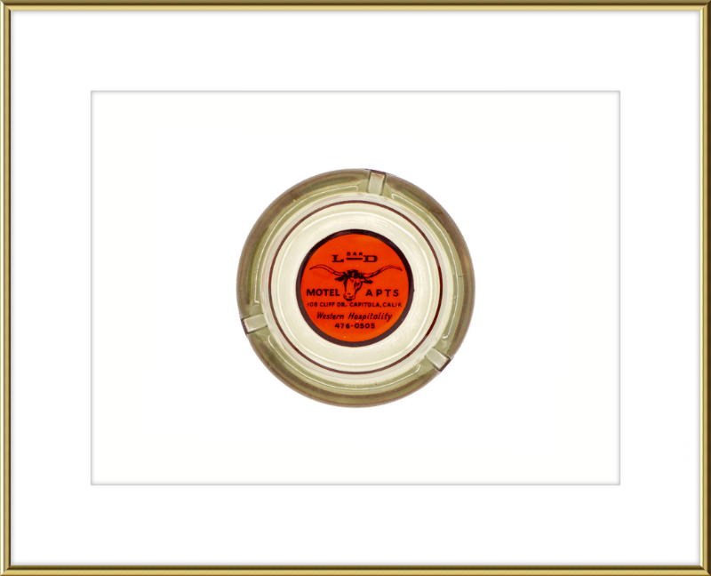 L Bar D Motel Apts Ashtray Wall Art