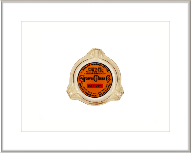 Growe Glass Co Ashtray Wall Art