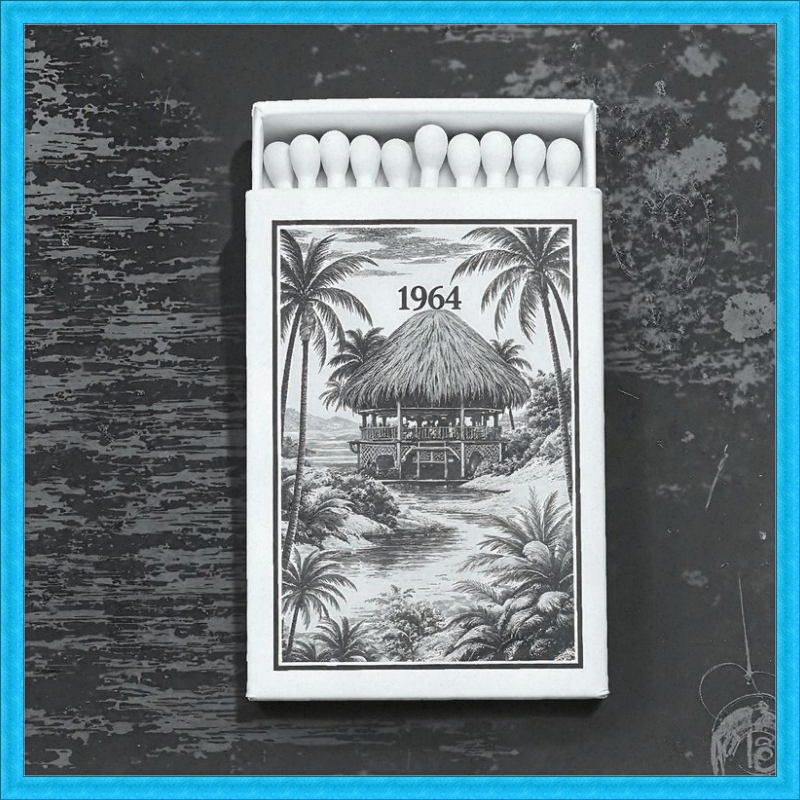 TIKI Matchbook Framed Art