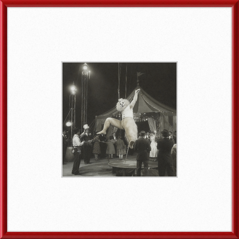 1900's Circus Oddity Framed Wall Art