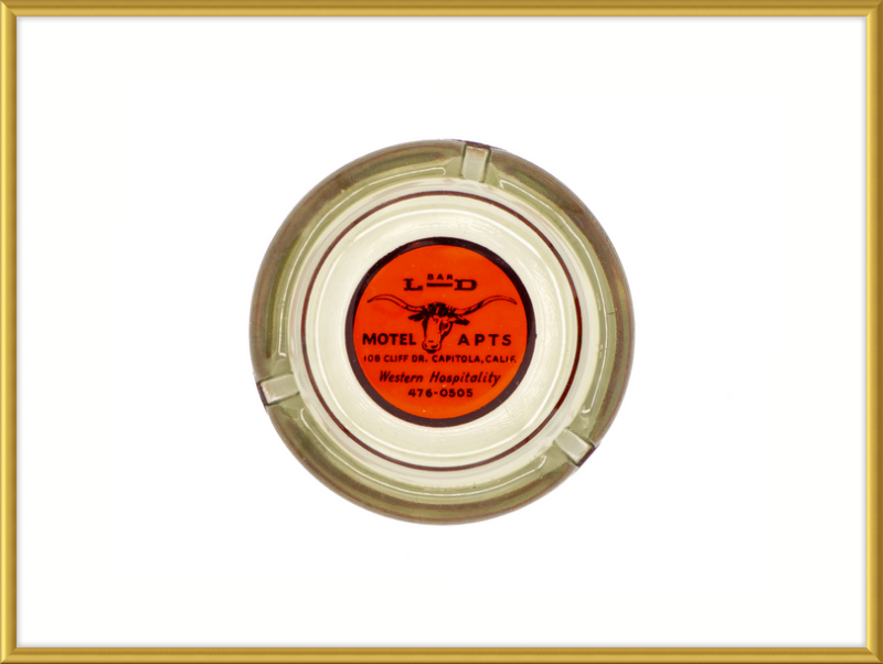 L Bar D Motel Apts Ashtray Wall Art