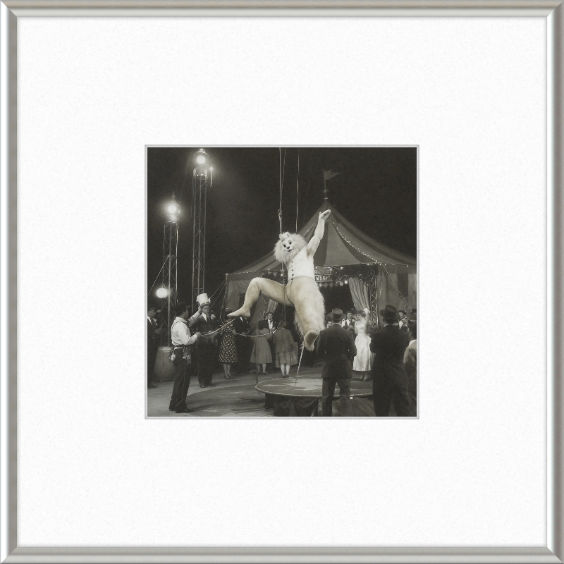 1900's Circus Oddity Framed Wall Art
