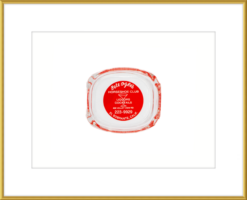 Pete Ogle's Horseshoe Club Ashtray Wall Art