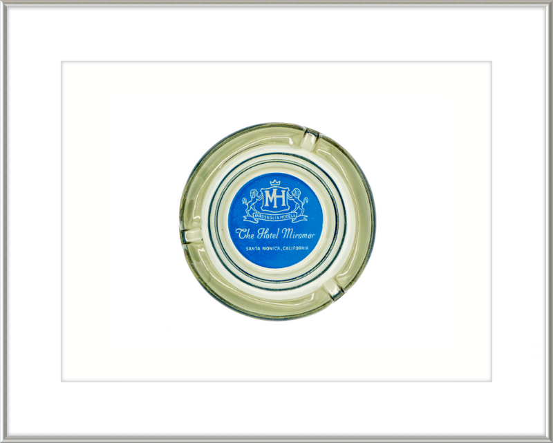 The Hotel Miramar Ashtray Wall Art