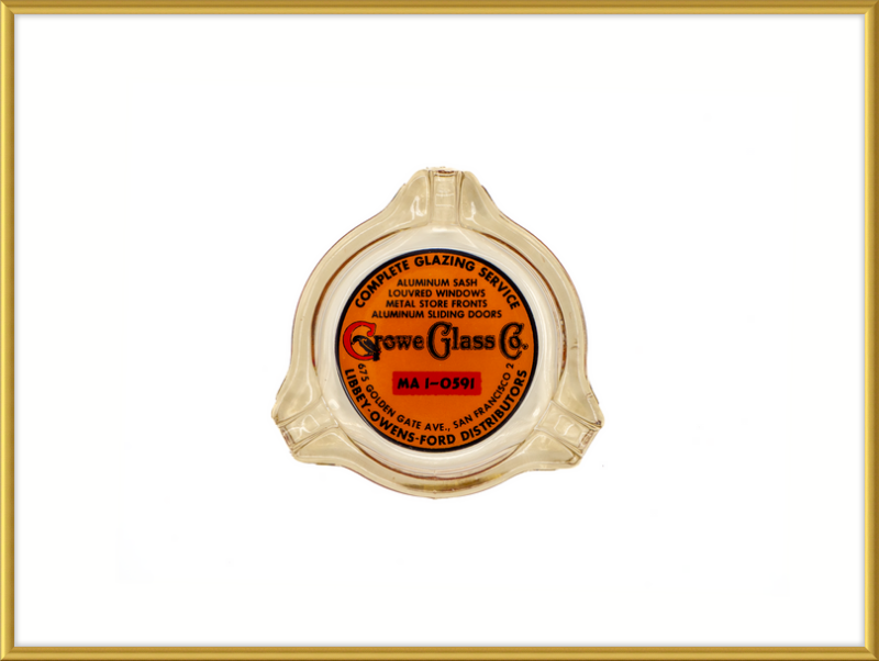 Growe Glass Co Ashtray Wall Art