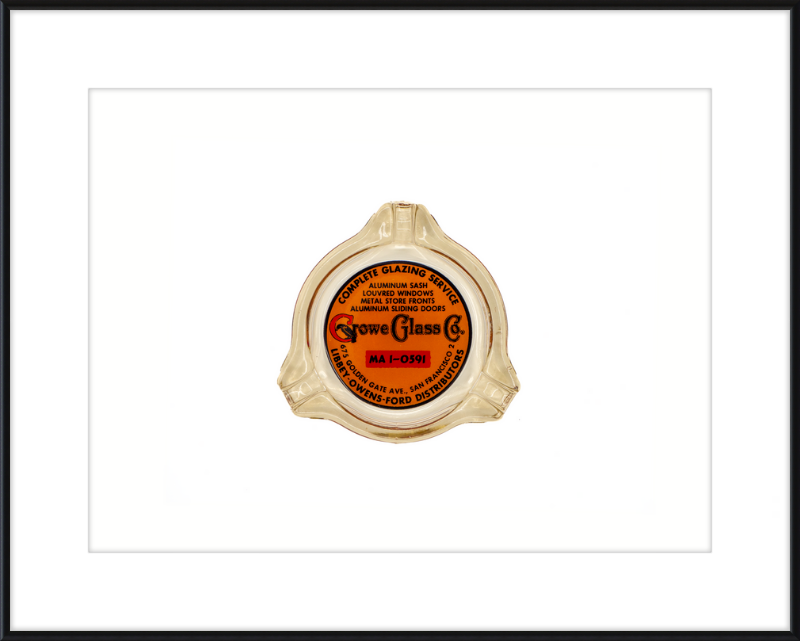 Growe Glass Co Ashtray Wall Art
