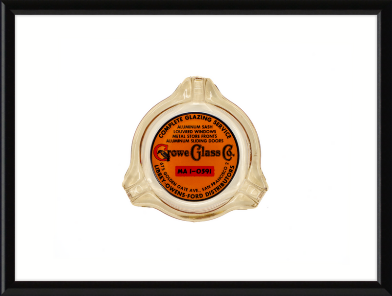 Growe Glass Co Ashtray Wall Art