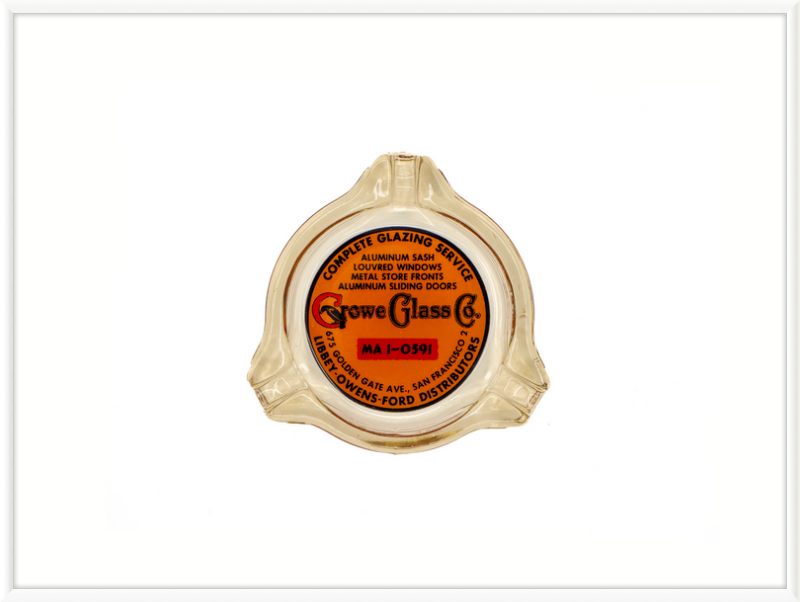 Growe Glass Co Ashtray Wall Art