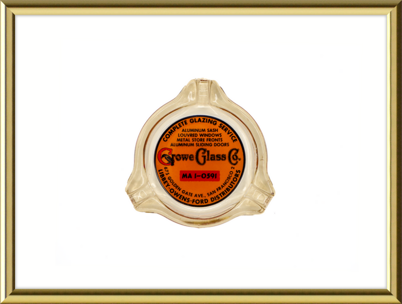Growe Glass Co Ashtray Wall Art