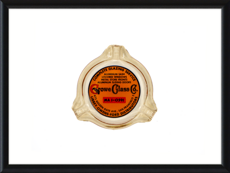 Growe Glass Co Ashtray Wall Art