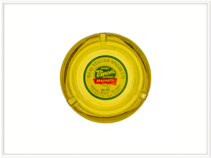 Vince's California Spaghetti Ashtray Wall Art
