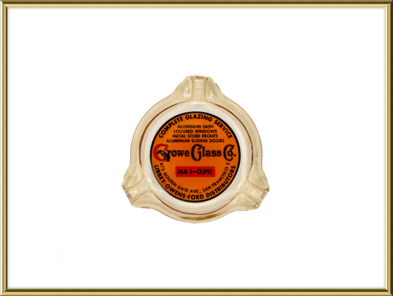 Growe Glass Co Ashtray Wall Art