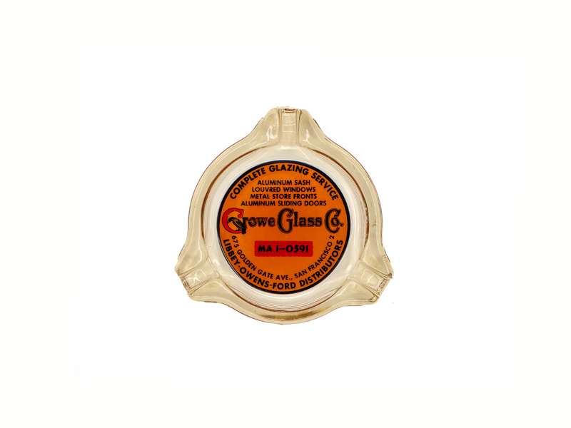 Growe Glass Co Ashtray Wall Art