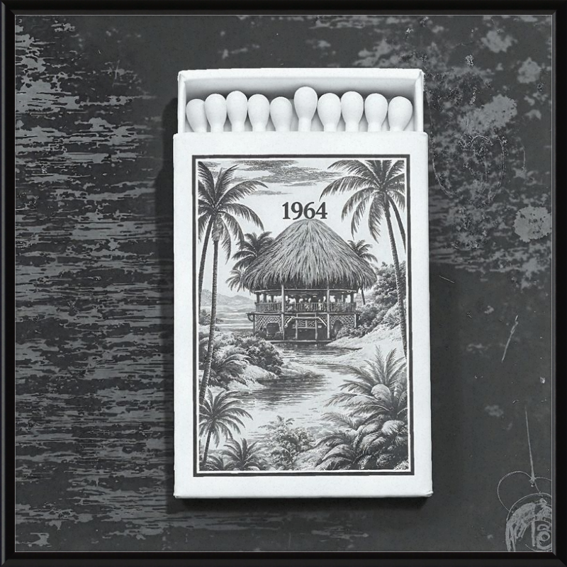 TIKI Matchbook Framed Art
