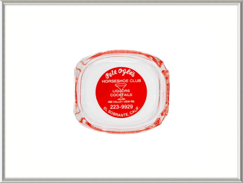 Pete Ogle's Horseshoe Club Ashtray Wall Art