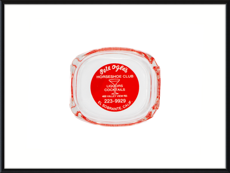 Pete Ogle's Horseshoe Club Ashtray Wall Art