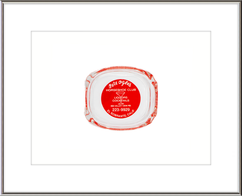 Pete Ogle's Horseshoe Club Ashtray Wall Art