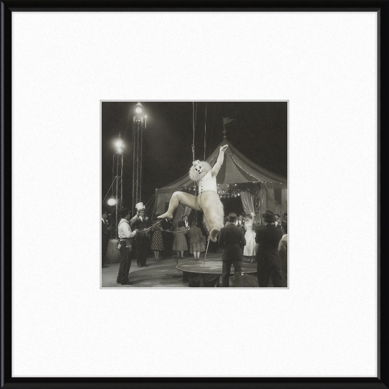 1900's Circus Oddity Framed Wall Art
