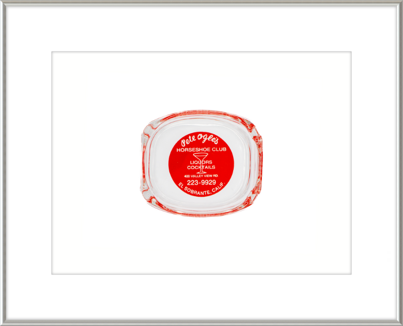 Pete Ogle's Horseshoe Club Ashtray Wall Art