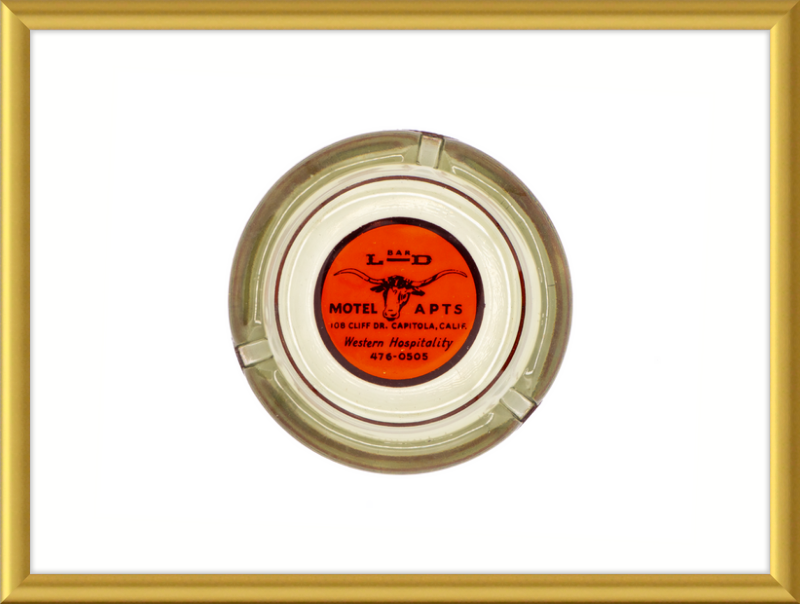 L Bar D Motel Apts Ashtray Wall Art