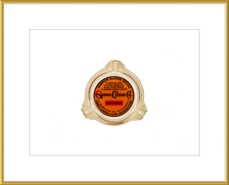 Growe Glass Co Ashtray Wall Art