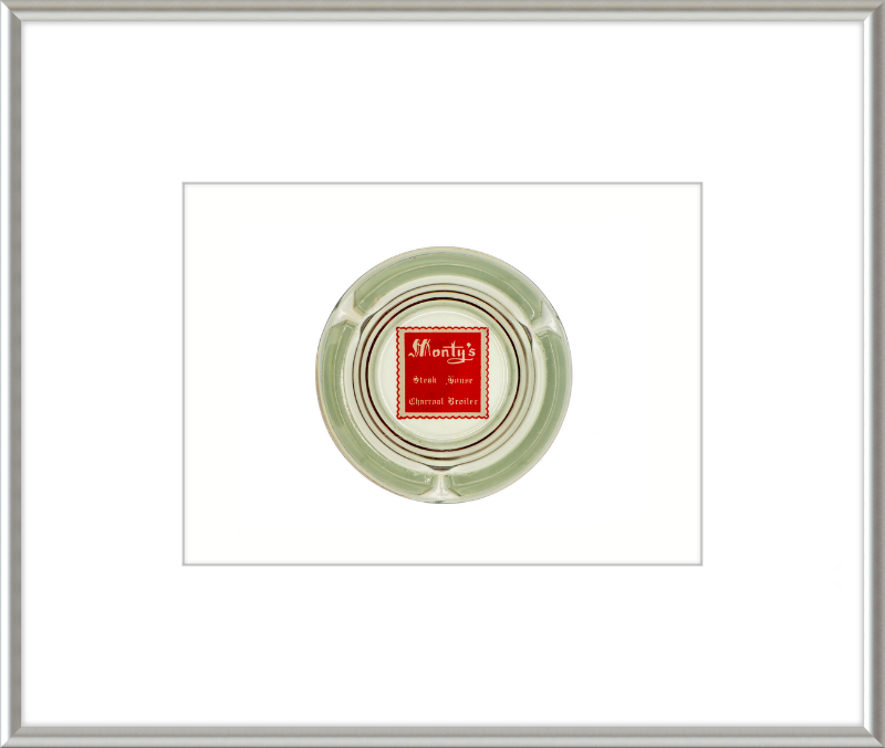 Monty's Steak House Charcoal Broiler Ashtray Wall Art