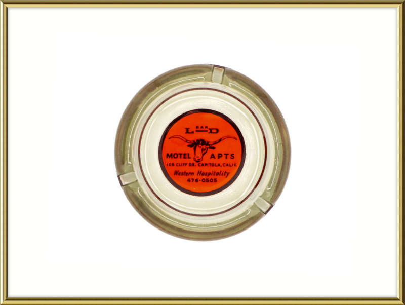 L Bar D Motel Apts Ashtray Wall Art