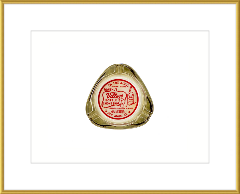 Maehl's Village Bottle & Smoke Shop Ashtray Wall Art