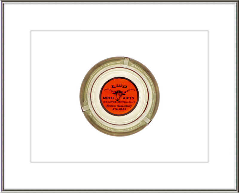 L Bar D Motel Apts Ashtray Wall Art
