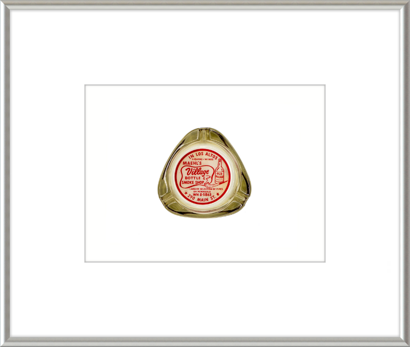 Maehl's Village Bottle & Smoke Shop Ashtray Wall Art