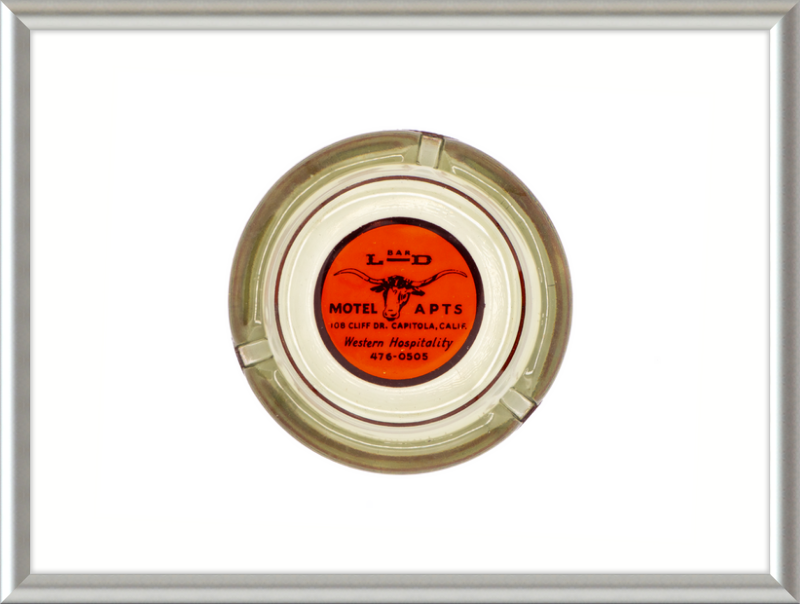L Bar D Motel Apts Ashtray Wall Art