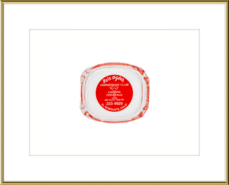 Pete Ogle's Horseshoe Club Ashtray Wall Art