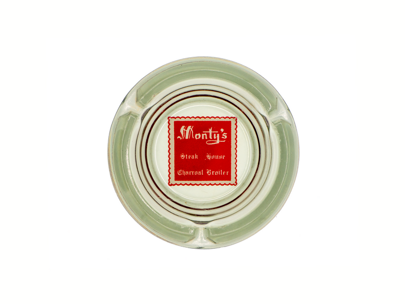 Monty's Steak House Charcoal Broiler Ashtray Wall Art