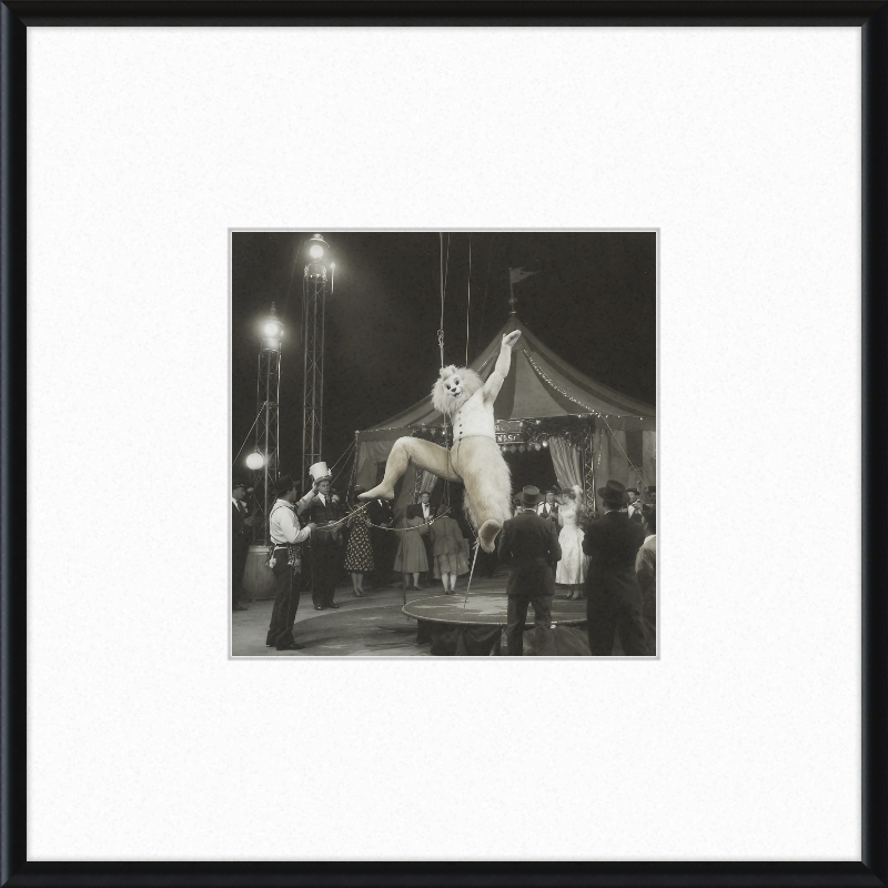 1900's Circus Oddity Framed Wall Art