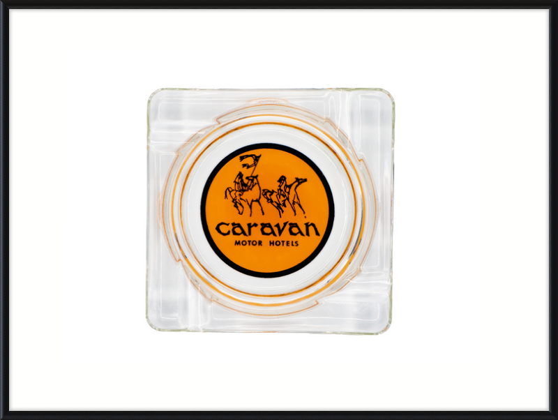 Caravan Motor Hotels Ashtray Wall Art