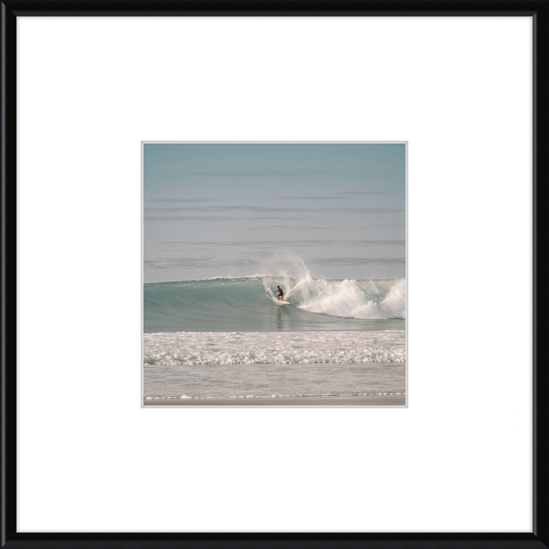 Catching Wave Surfing Framed Art