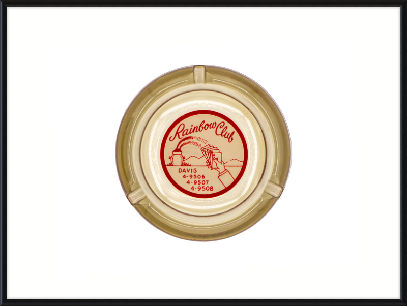 Rainbow Club Beige Ashtray Wall Art