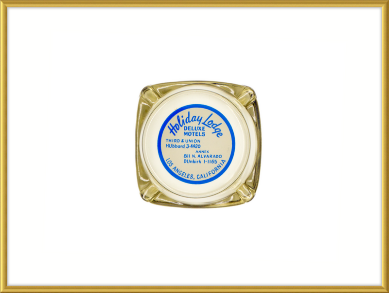 Holiday Lodge Deluxe Motels Ashtray Wall Art