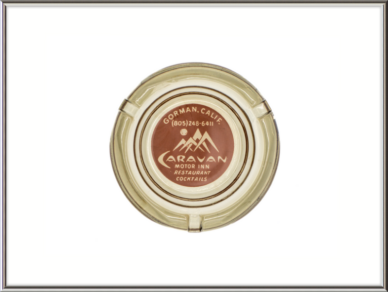 Caravan Motor Inn Ashtray Wall Art