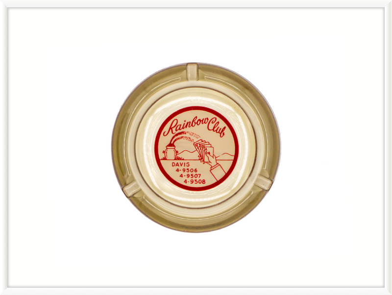 Rainbow Club Beige Ashtray Wall Art