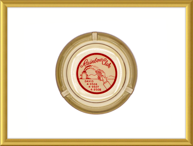 Rainbow Club Beige Ashtray Wall Art