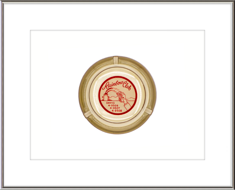 Rainbow Club Beige Ashtray Wall Art