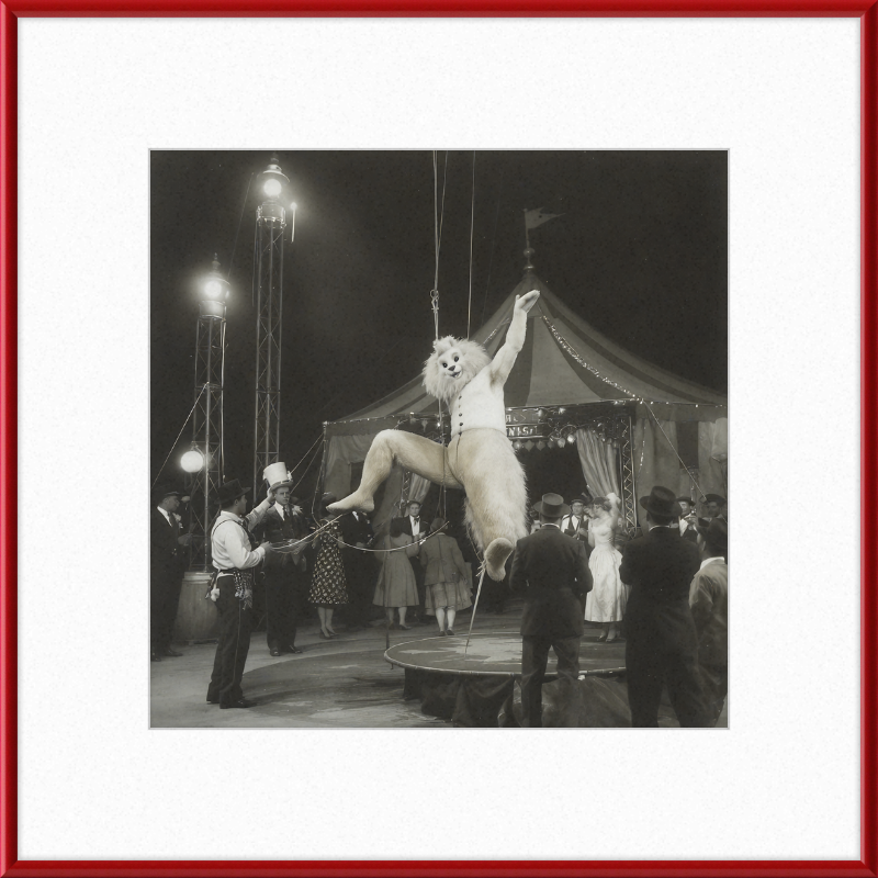 1900's Circus Oddity Framed Wall Art