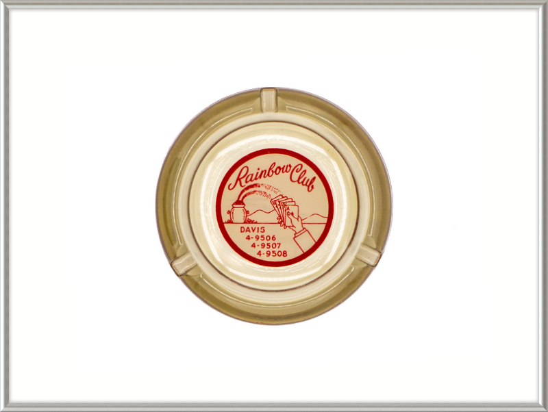 Rainbow Club Beige Ashtray Wall Art