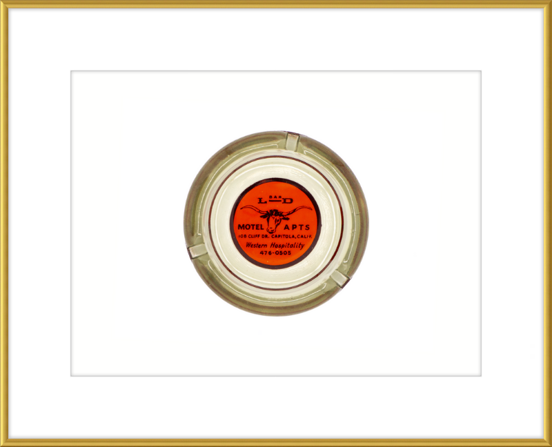 L Bar D Motel Apts Ashtray Wall Art