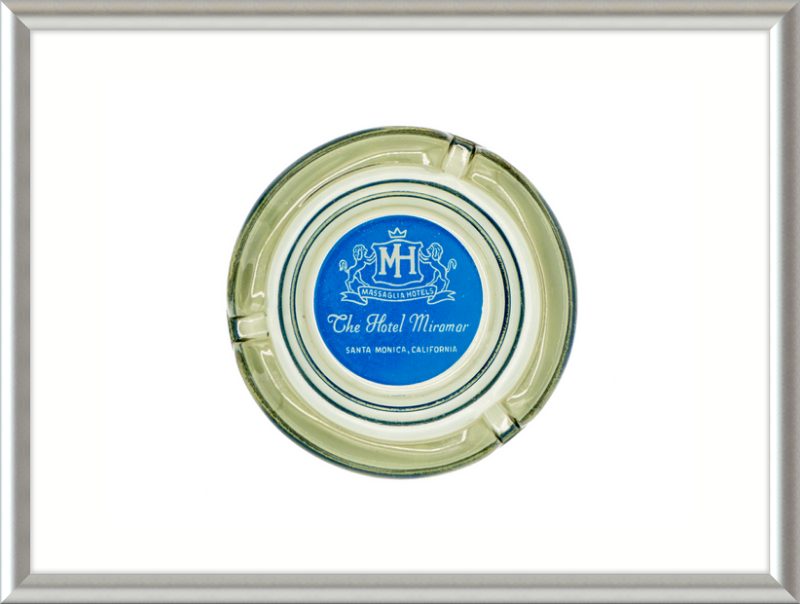 The Hotel Miramar Ashtray Wall Art