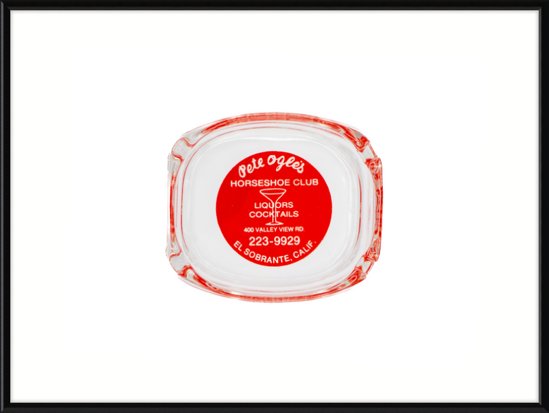 Pete Ogle's Horseshoe Club Ashtray Wall Art