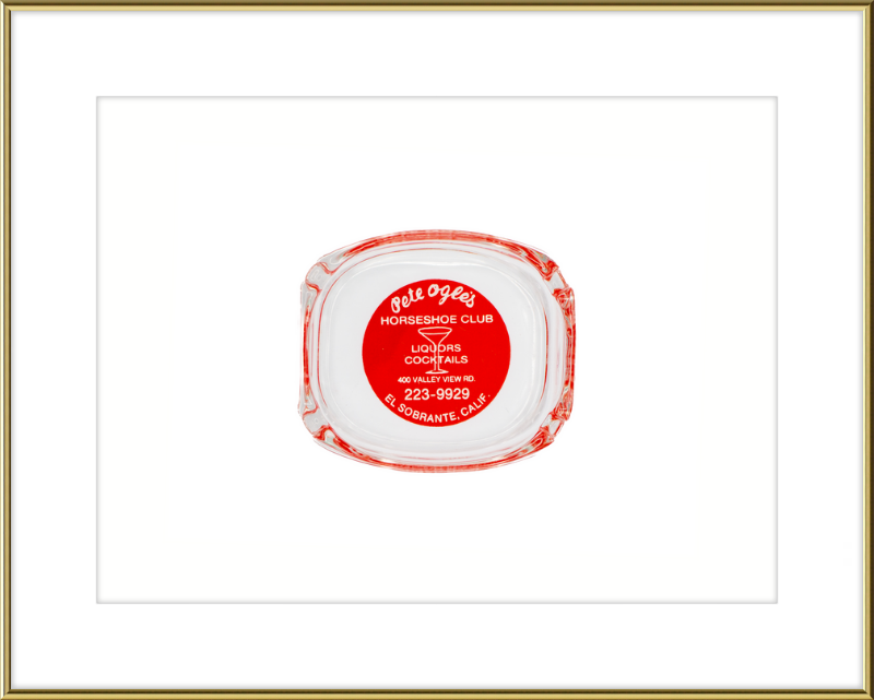 Pete Ogle's Horseshoe Club Ashtray Wall Art