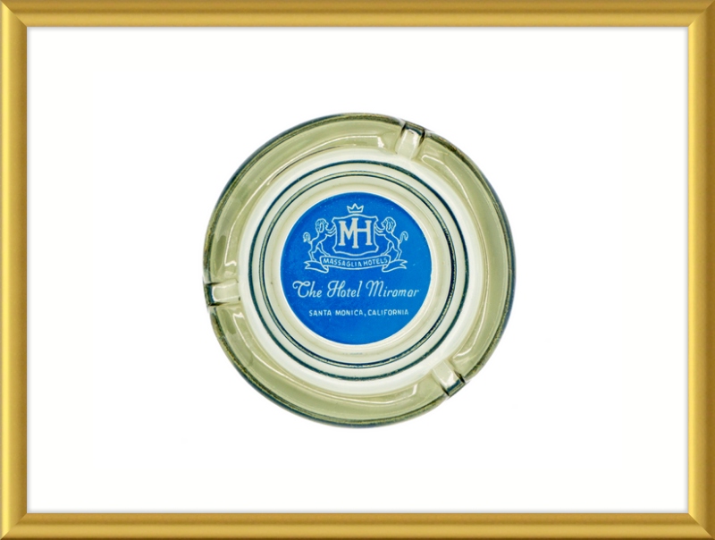 The Hotel Miramar Ashtray Wall Art