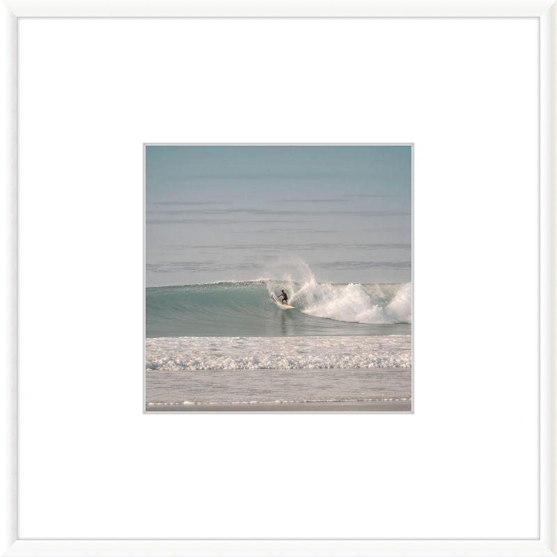 Catching Wave Surfing Framed Art